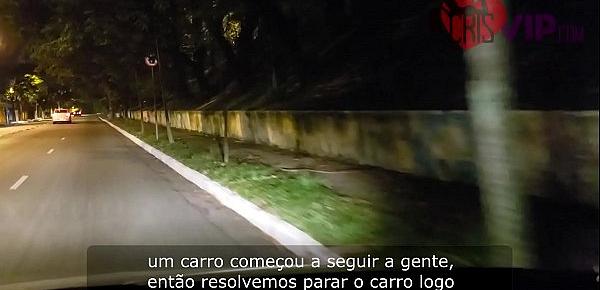  Cristina Almeida com desconhecidos no estacionamento da lojas Americanas em São Paulo, acompanhada do corno do marido que filma sua esposa safada - Dogging 3 - Parte 12